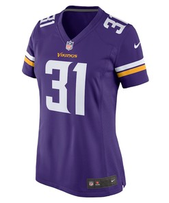 Tay Gowan 31 Minnesota Vikings Women's Home Game Player Jersey - Purple