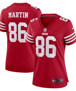Tay Martin 86 San Francisco 49ers Women's Home Game Player Jersey - Scarlet