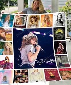 Taylor Alison Swift American Singer Album Covers Blanket