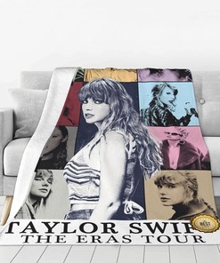 Taylor ERAS Tour Swift Blanket for Bedroom Sofa