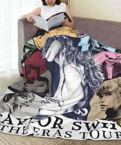 Taylor ERAS Tour Swift Blanket for Bedroom Sofa