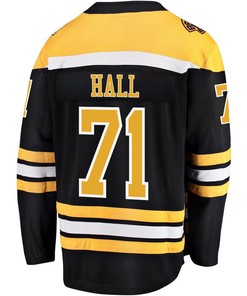 Taylor Hall 71 Boston Bruins Stanley Cup 2023 Playoffs Patch Home Breakaway Men Jersey - Black
