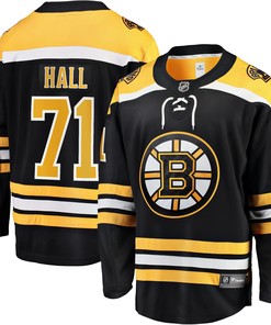 Taylor Hall Boston Bruins Fanatics Branded 2017/18 Home Breakaway Replica Jersey - Black Nhl