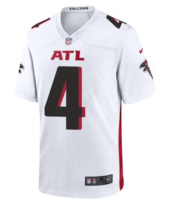 Taylor Heinicke 4 Atlanta Falcons Men Game Jersey - White