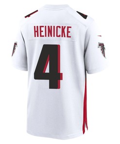 Taylor Heinicke 4 Atlanta Falcons Men Game Jersey - White