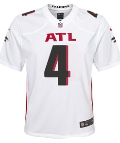 Taylor Heinicke 4 Atlanta Falcons Youth Game Jersey - White