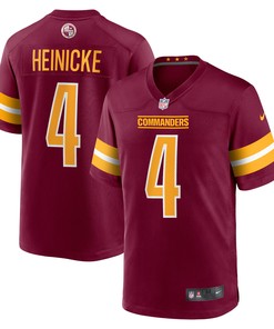 Taylor Heinicke Washington Commanders Game Jersey - Burgundy Nfl
