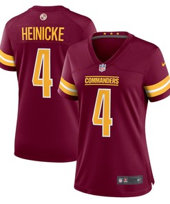 Taylor Heinicke Washington Commanders Women's Player Game Jersey - Burgundy