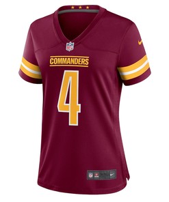 Taylor Heinicke Washington Commanders Women's Player Game Jersey - Burgundy