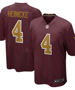 Taylor Heinicke Washington Football Team Alternate Player Game Jersey - Burgundy Nfl