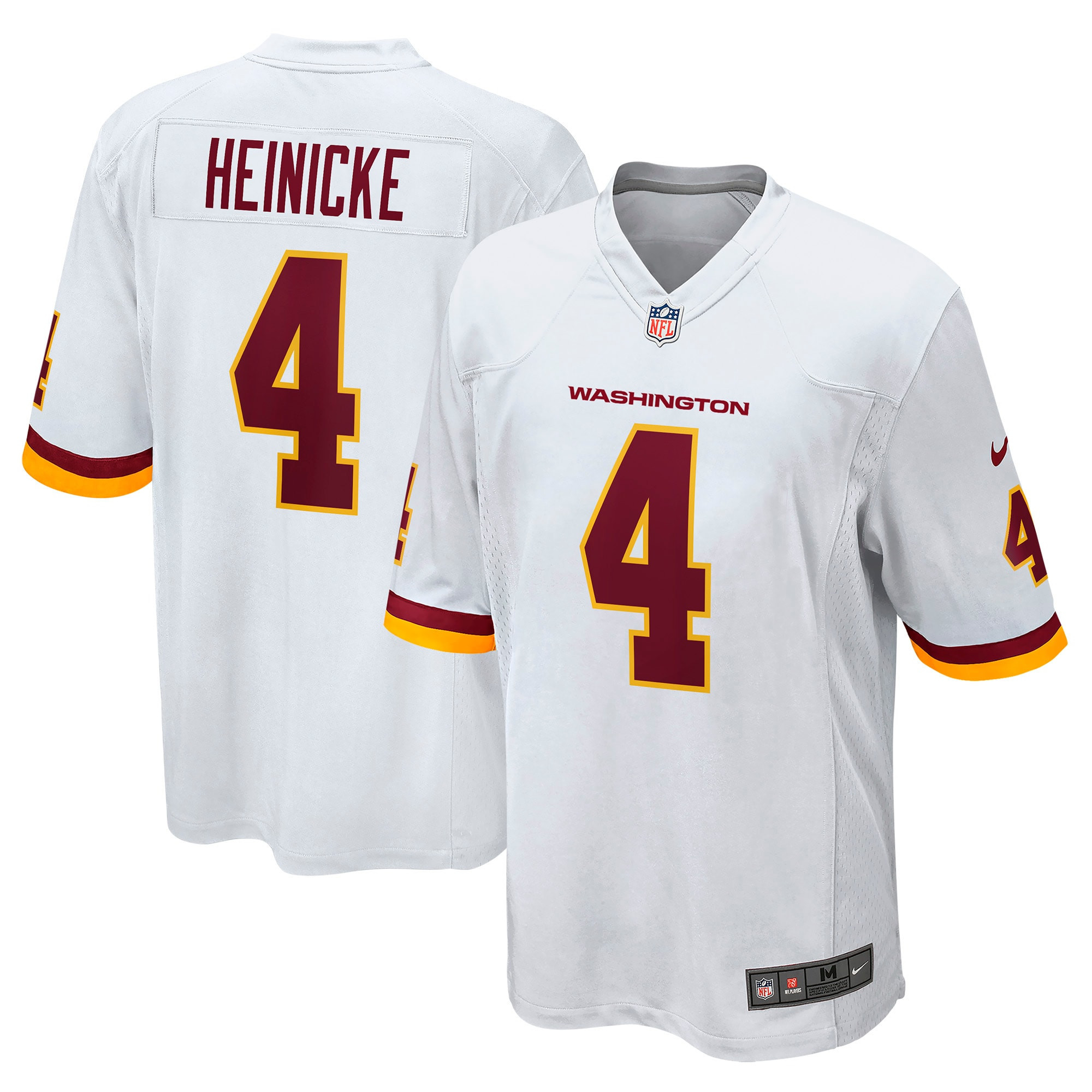 Taylor Heinicke Washington Football Team Player Game Jersey - White Nfl
