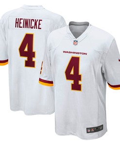 Taylor Heinicke Washington Football Team Player Game Jersey - White Nfl