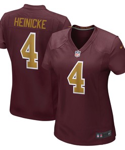 Taylor Heinicke Washington Football Team Womens Alternate Player Game Jersey - Burgundy Nfl