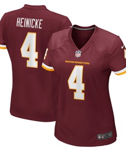 Taylor Heinicke Washington Football Team Womens Player Game Jersey - Burgundy Nfl