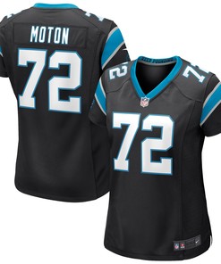 Taylor Moton Carolina Panthers Womens Game Jersey - Black Nfl