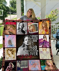 Taylor Swift Album Quilt Blanket for Fan
