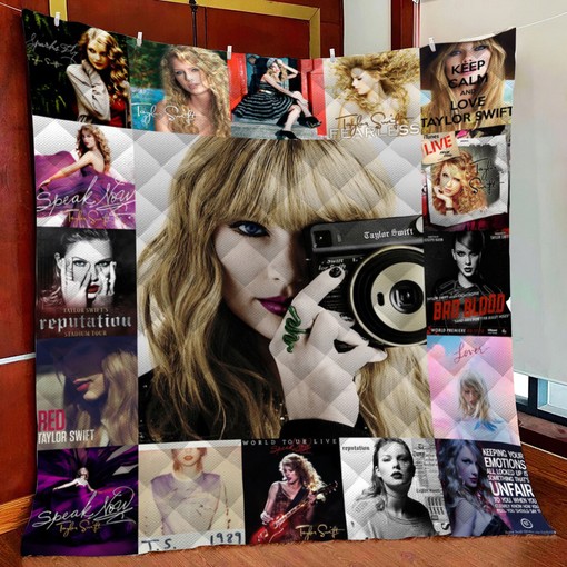 Taylor Swift Quilt Blanket for Bed / Sofa