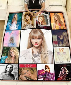 Taylor Swift Signed For Fans Blanket