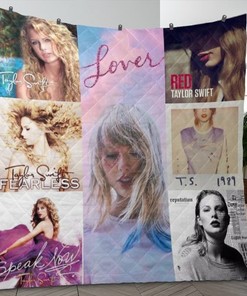 Taylor Swift Singer Gift, Taylor Swift’ Albums Covers Blanket