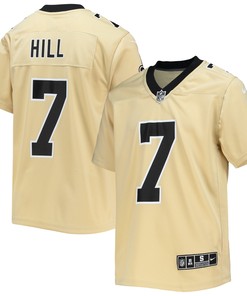 Taysom Hill New Orleans Saints Inverted Team Game Jersey - Gold Nfl