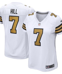 Taysom Hill New Orleans Saints Womens Alternate Game Jersey - White Nfl