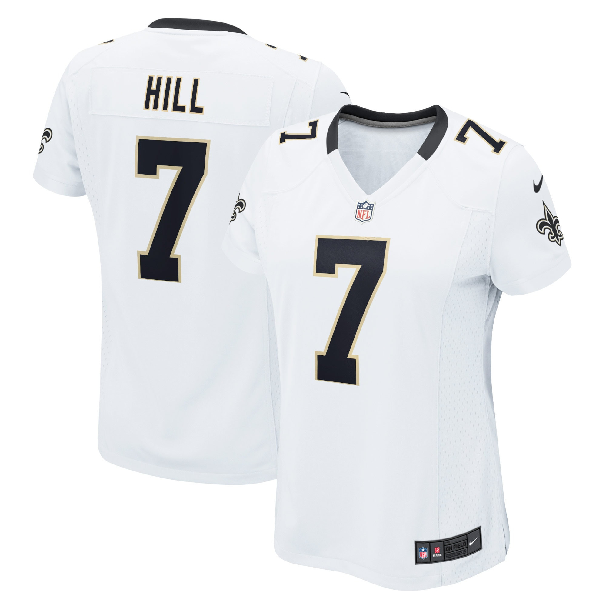 Taysom Hill New Orleans Saints Womens Game Jersey - White Nfl