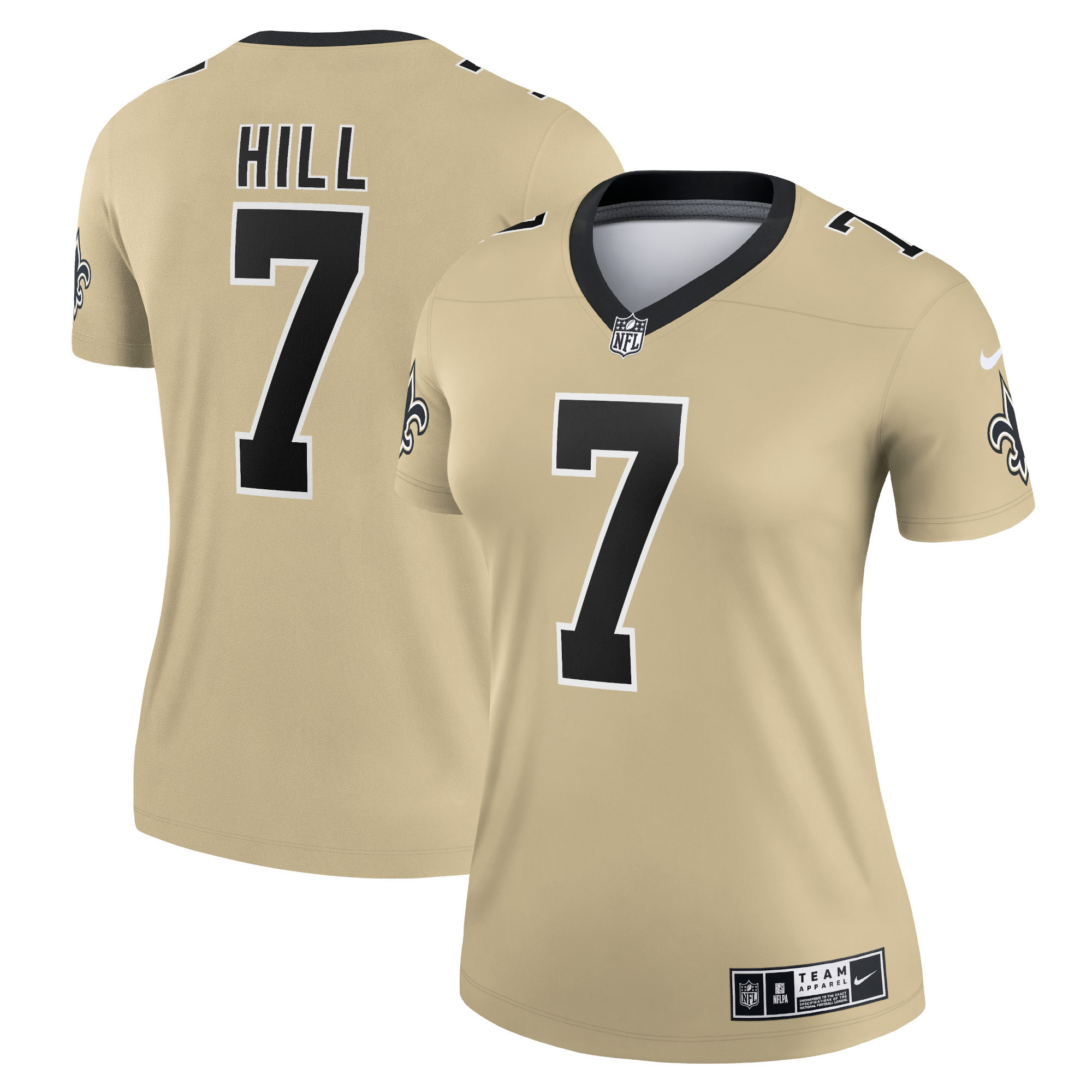 Taysom Hill New Orleans Saints Womens Inverted Legend Jersey - Gold Nfl