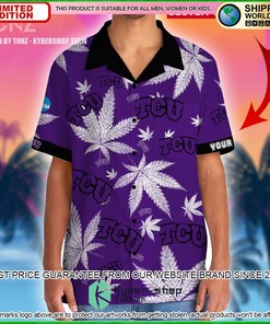 Tcu Horned Frogs Custom Name Hawaiian Shirt