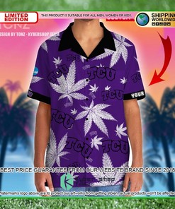 Tcu Horned Frogs Custom Name Hawaiian Shirt