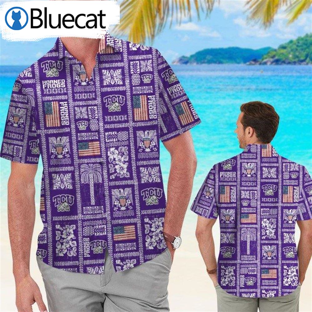 Tcu Horned Frogs Summer Commemorative Hawaiian Shirt