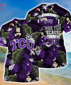 Tcu Horned Frogs Summer Hawaiian Shirts, With Tropical Patterns for Fans