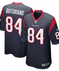 Teagan Quitoriano Houston Texans Game Player Jersey - Navy