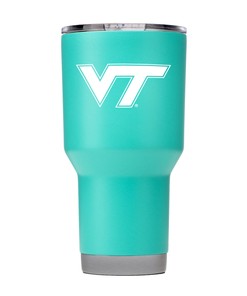 Teal Virginia Tech Tumbler - Ideal for Tech Fans