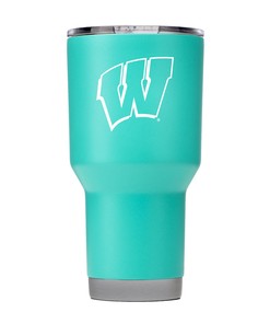 Teal Wisconsin Tumbler - Ideal for Wisconsin Fans