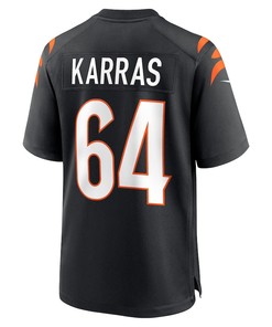 Ted Karras Cincinnati Bengals Game Player Jersey - Black