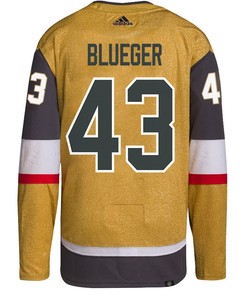 Teddy Blueger 53 Vegas Golden Knights Stanley Cup 2023 Final Patch Home Breakaway Men Jersey - Gold