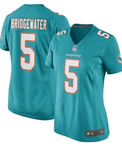 Teddy Bridgewater Miami Dolphins Womens Game Jersey - Aqua Nfl