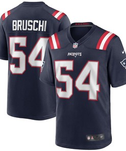 Tedy Bruschi New England Patriots Nike Game Retired Player Jersey - Navy