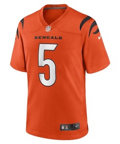 Tee Higgins 5 Cincinnati Bengals Game Jersey - Orange