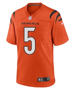 Tee Higgins 5 Cincinnati Bengals Men Alternate Game Jersey - Orange