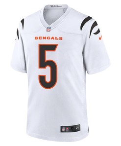 Tee Higgins 5 Cincinnati Bengals Men Game Jersey - White