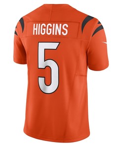 Tee Higgins 5 Cincinnati Bengals Vapor F.U.S.E. Limited Alternate 1 Jersey - Orange