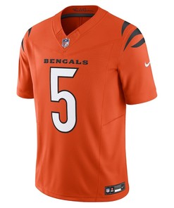 Tee Higgins 5 Cincinnati Bengals Vapor F.U.S.E. Limited Alternate 1 Jersey - Orange
