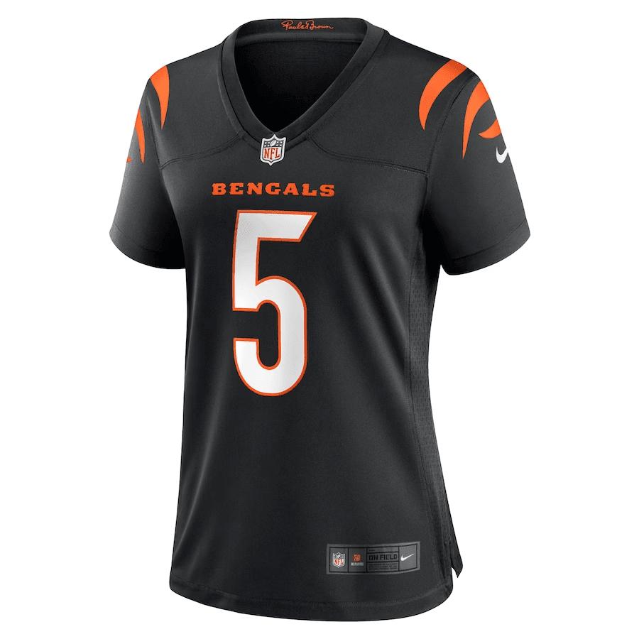 Tee Higgins 5 Cincinnati Bengals Women Game Jersey - Black