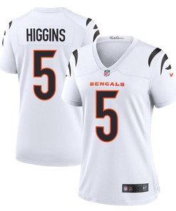 Tee Higgins 5 Cincinnati Bengals Women Game Jersey - White