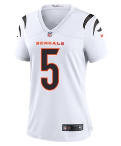 Tee Higgins 5 Cincinnati Bengals Women Game Jersey - White