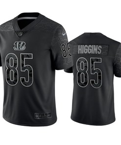 Tee Higgins 85 Cincinnati Bengals Black Reflective Limited Jersey - Men