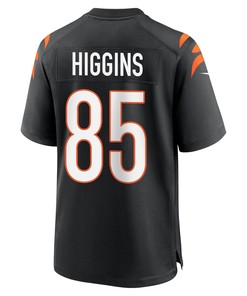 Tee Higgins 85 Cincinnati Bengals Super Bowl LVII Champions Men Game Jersey - Black