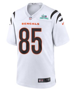 Tee Higgins 85 Cincinnati Bengals Super Bowl LVII Champions Men Game Jersey - White