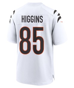 Tee Higgins 85 Cincinnati Bengals Super Bowl LVII Champions Men Game Jersey - White